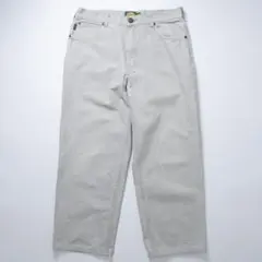 カベラス　ダック地　5ポケットパンツ ライトグレー　W36　ストレート