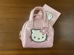 ハローキティ　ミニキルトポーチ　キーホルダー