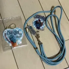 チョコミント　キーホルダー　スマホショルダー　セット