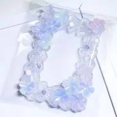 ホイップデコ トレカ 紫陽花 硬質ケース デコ 高透明 クリア 硬質カード B8
