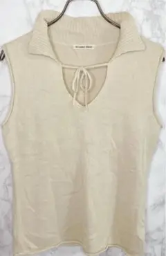 サマー ノースリーブニット ニットベスト zara le.coeur.blanc