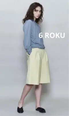 ロク6ROKUトロピカルクロスハーフパンツ 6(ROKU)＞トロピカル クロス ハーフパンツ