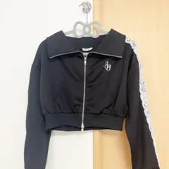 オフショルレーストラックジャケット
