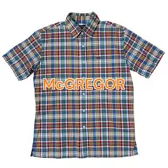 【美品】マックレガー チェック 半袖シャツ M