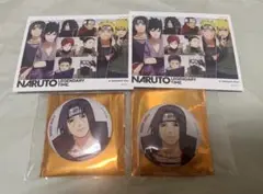 NARUTOベースヤードトーキョーうちはイタチ缶バッジクリアアートビジュアル
