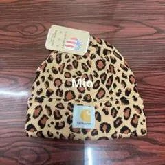Carhartt ビーニー ヒョウ