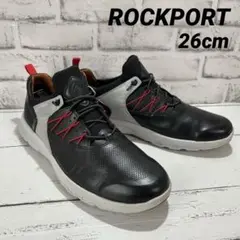 ROCKPORT ロックポート レザースニーカー ブラック 黒 26cm