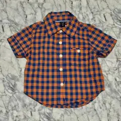 【80cm】ベビー babygap GAP 半袖シャツ ギンガムチェック