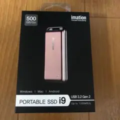 imation ポータブルSSD i9 500GB