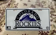 COLORADO ROCKIES ロッキーズ「MLB ライセンスプレート」