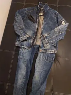 EVENRIVER ERX デニムジャケット・パンツセット LL