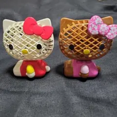 キティちゃんミニ扇風機　 2色セット