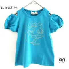 【新品】ブランシェス/ディズニー/ リトルマーメイド /肩あき半袖Tシャツ/90