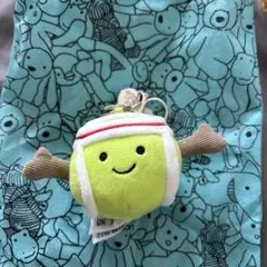 テニスボールぬいぐるみストラップ