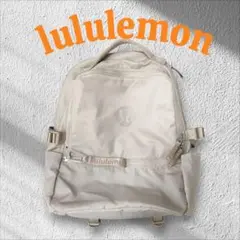 ルルレモン　New Crew Backpack 22L　ベージュ