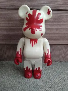 ベアブリック BE@RBRICK 甲本ヒロト 400% 甲本ヒロトモデル ベアブリック 血みどろ 400％ 直筆サイン入り