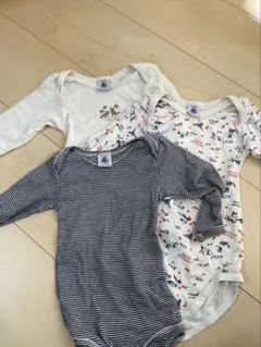 PETIT BATEAU ベビー肌着 18M 81㎝3点セット