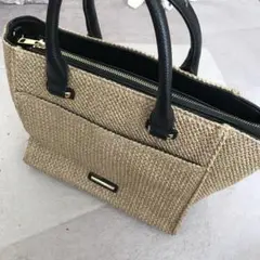 売切り！処分！【しまむら 】カゴバック　傷汚れあり