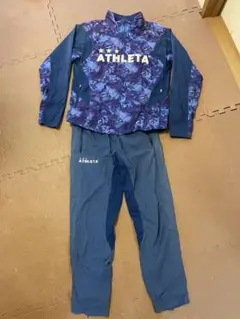 アスレタ 上下 ピステ M ウィンドブレーカー ブルー
