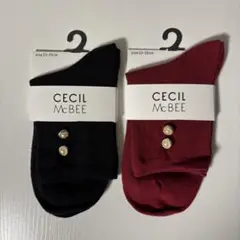 CECIL McBEE　靴下　2足まとめ売り