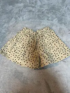 GU ショートパンツ　110cm ドット柄 キュロット　通園　通学