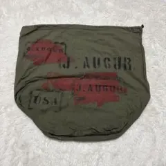 J. AUGUR エコバッグ オリーブグリーン　ヴィンテージ