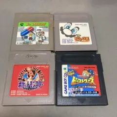 一部動作確認済み GB ゲームボーイ ソフトのみ 4本セット