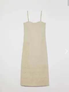 EMBROIDERY LINEN LIKE ONEPIECE eaphi