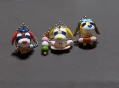 お茶犬　キーホルダー　3個