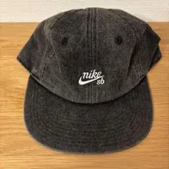 Nike SB ダークグレー 6パネルキャップ