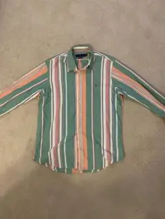 RALPH LAURENストライプ長袖シャツ