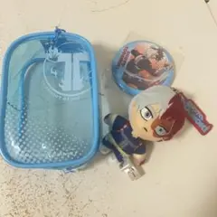 轟焦凍セット ポーチ・缶バッジ・ぬいぐるみ