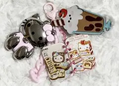 白猫ちゃんストラップキーホルダー