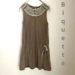 130 Biquette キムラタン　花柄ノースリーブワンピース