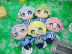 きみとぴあ！ マスコットぬいぐるみ 全５種類セット ありを ててん がおまる。
