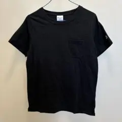 Champion ブラック 半袖　Tシャツ L ヨ26