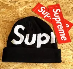 Supreme Big Logo Beanie ニット帽 おまけ付