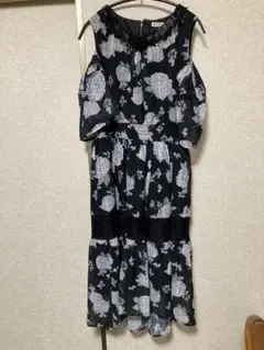 花柄ノースリーブワンピース Fサイズ