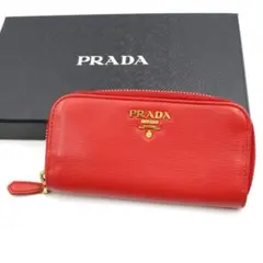 ✨極美品✨ PRADA 6連 キーケース メタルロゴ VITELLO MOVE