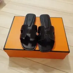 HERMESオランサンダルブラック36