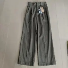 お値下げタイムセール！新品　Body&Asset チェック柄 パンツ