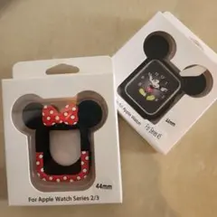 ミニーマウスデザイン Apple Watchケース 44mm 2つセット