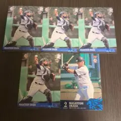 野球カード 西武 岡田雅利 まとめ売り