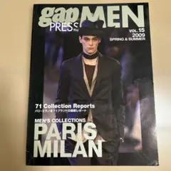 gap PRESS MEN VOL15 2009 SPRING & SUMMER