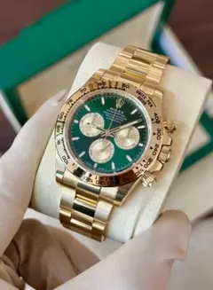 ROLEX デイトナ グリーン ゴールド