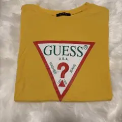 GUESS イエロー Tシャツ Mサイズ
