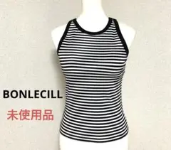 未使用品　BONLECILL ボンルシール　タンクトップ　ボーダー　カップ付