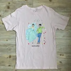 五月女ケイ子×バックナンバー　半袖Tシャツ ライトピンク　綿100% 男女兼用