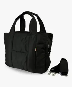 【美品】トートバッグ マザーズバッグ 2WAY ショルダーベルト付 撥水