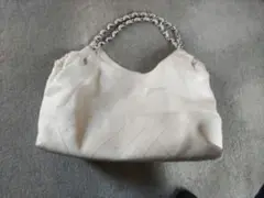 CHANEL シャネル ココカバス チェーンショルダーバッグ ホワイト